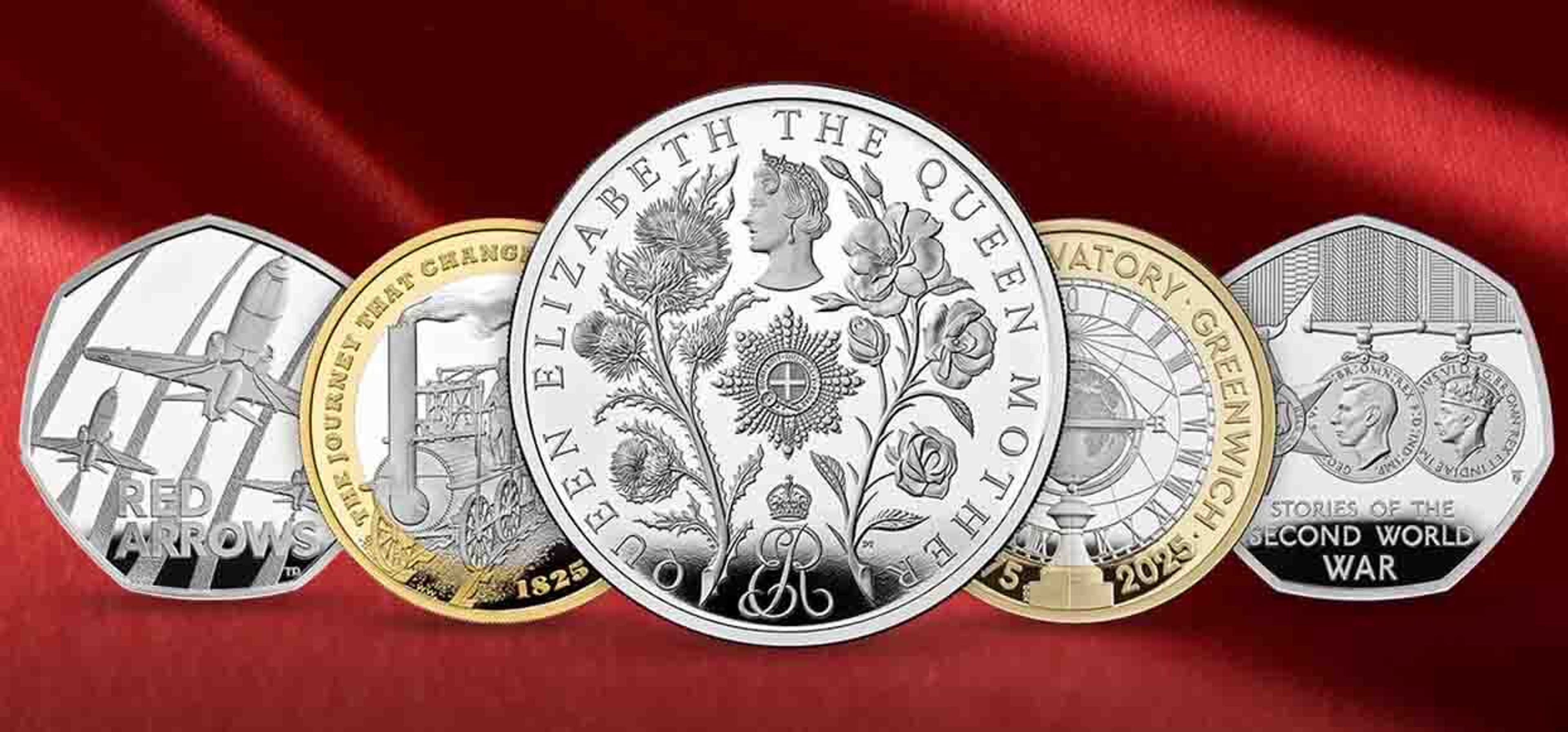 british coins and pounds