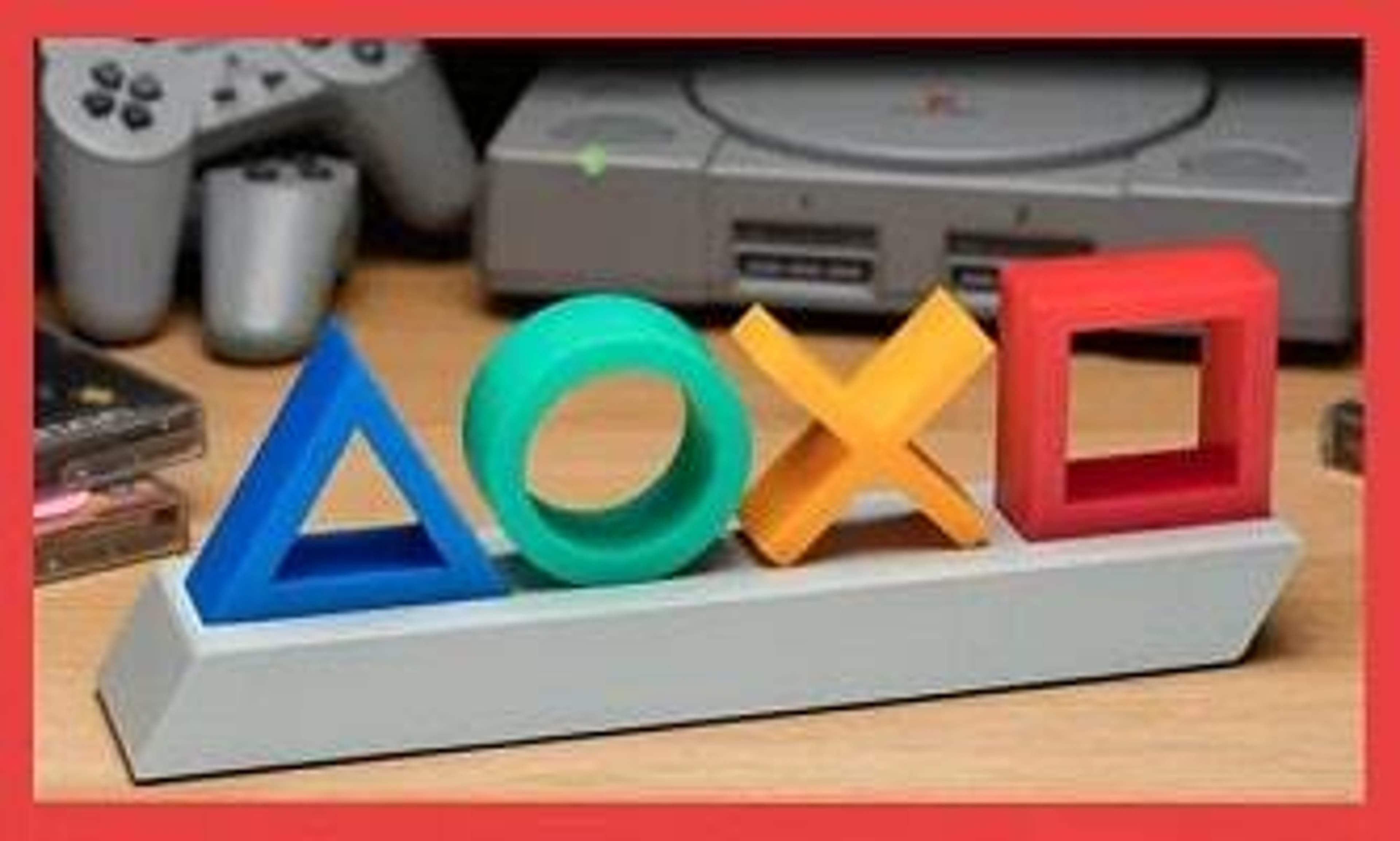  A PlayStation desk decoration from I Want One of Those 