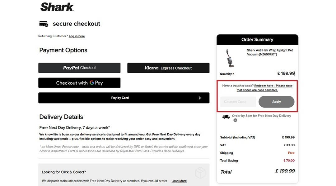 Exclusive Shark Discount Codes | £150 Off in April 2025