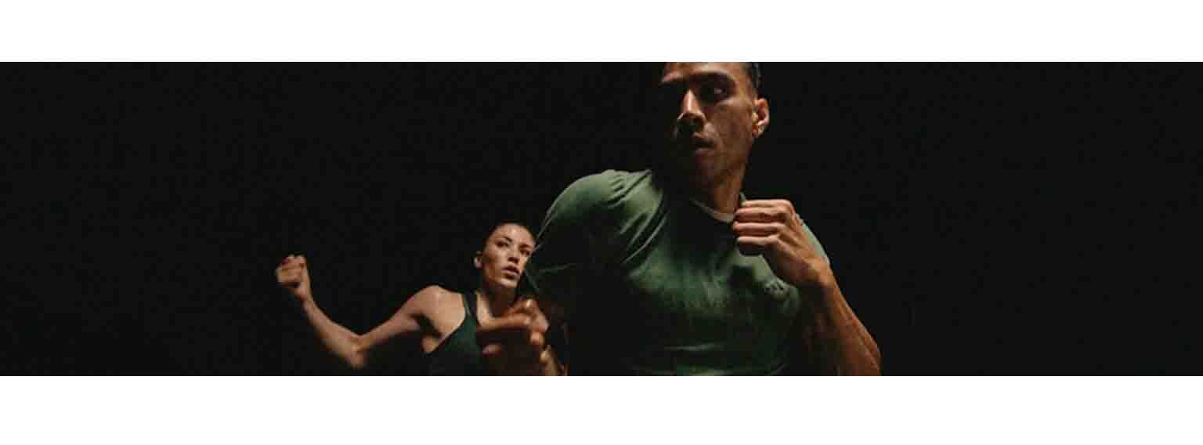woman and man boxing