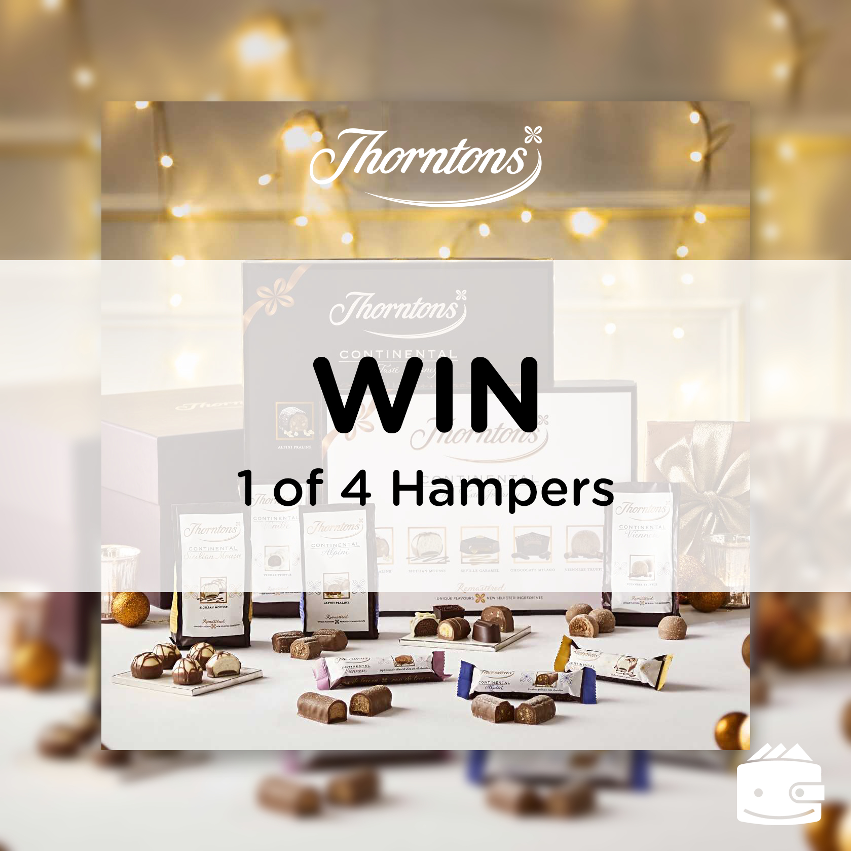 WIN 1 of 4 Hampers with Thorntons My Voucher Codes