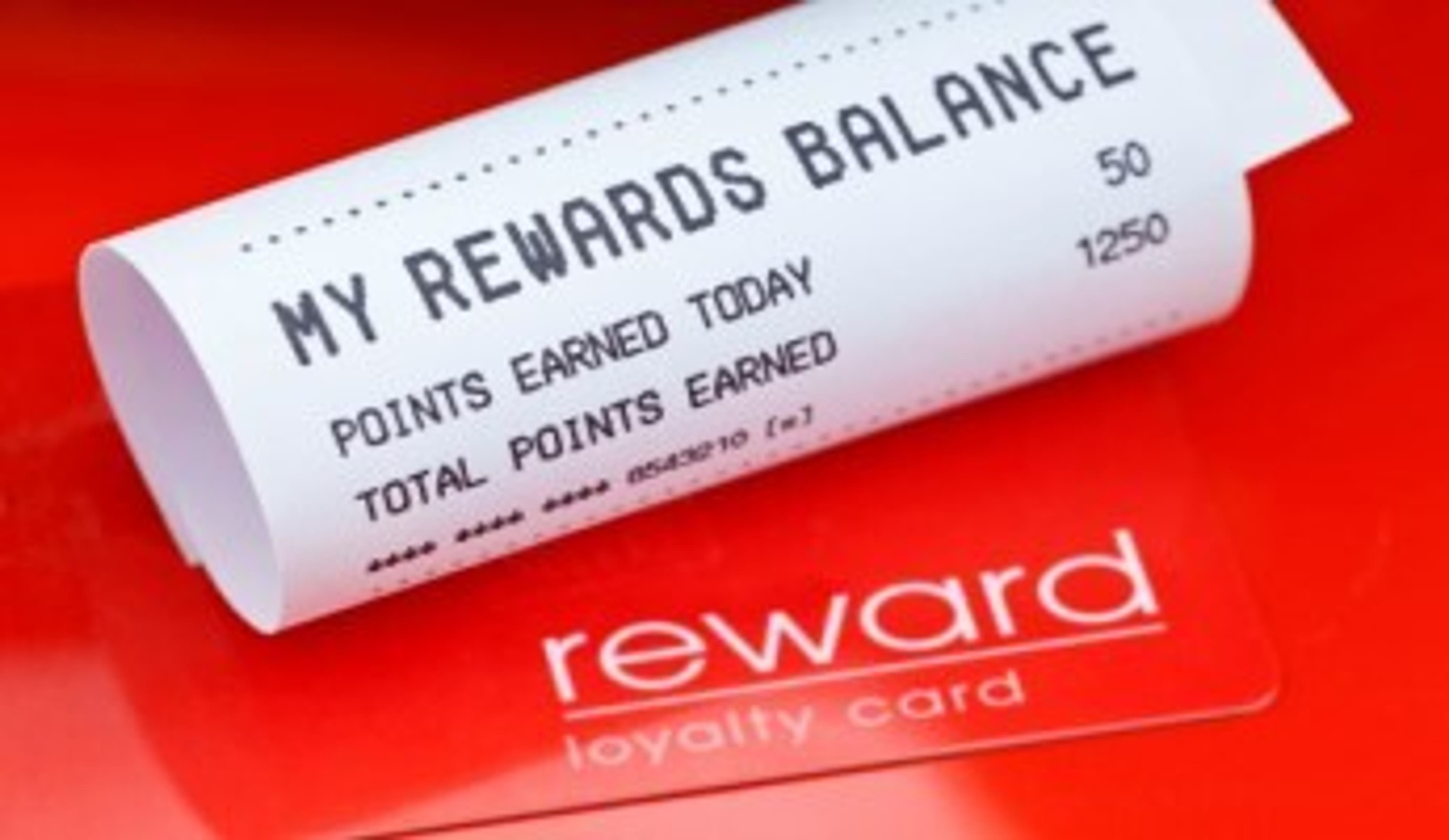  Reward loyalty card 