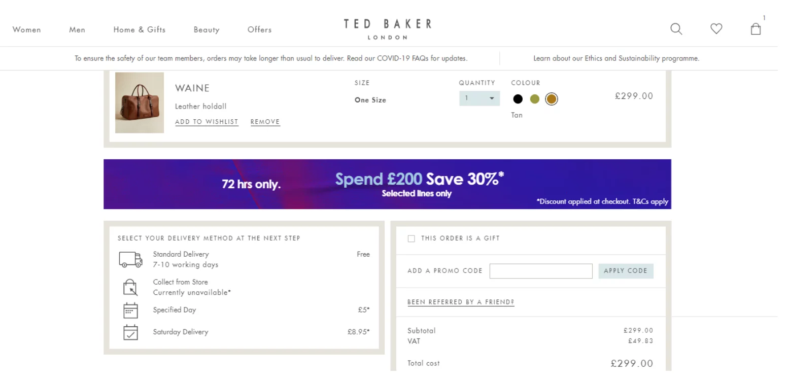 Ted Baker Discount Codes 10 Off In August 2021