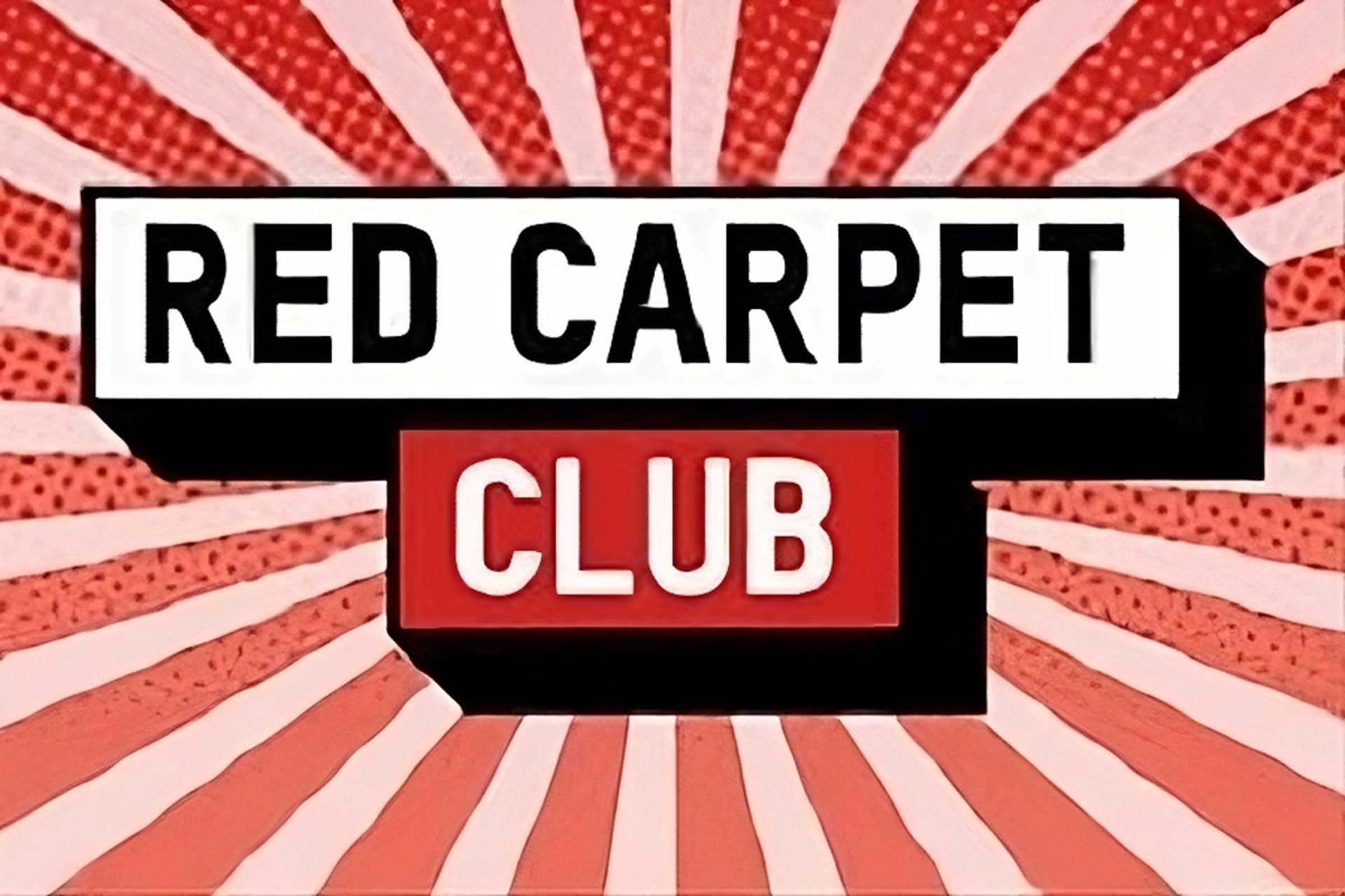  title image that says red carpet club 