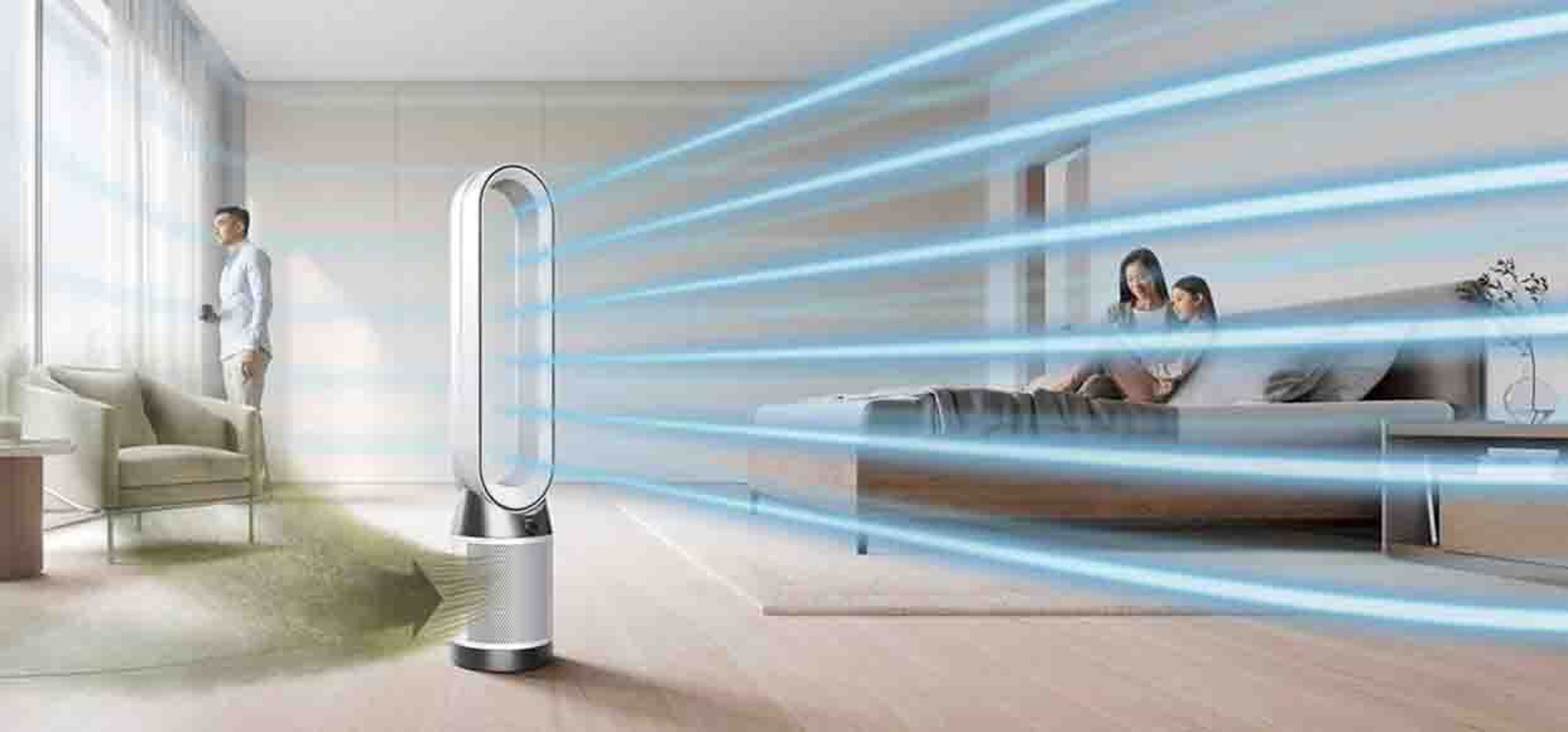 dyson air filter with graphic air waves