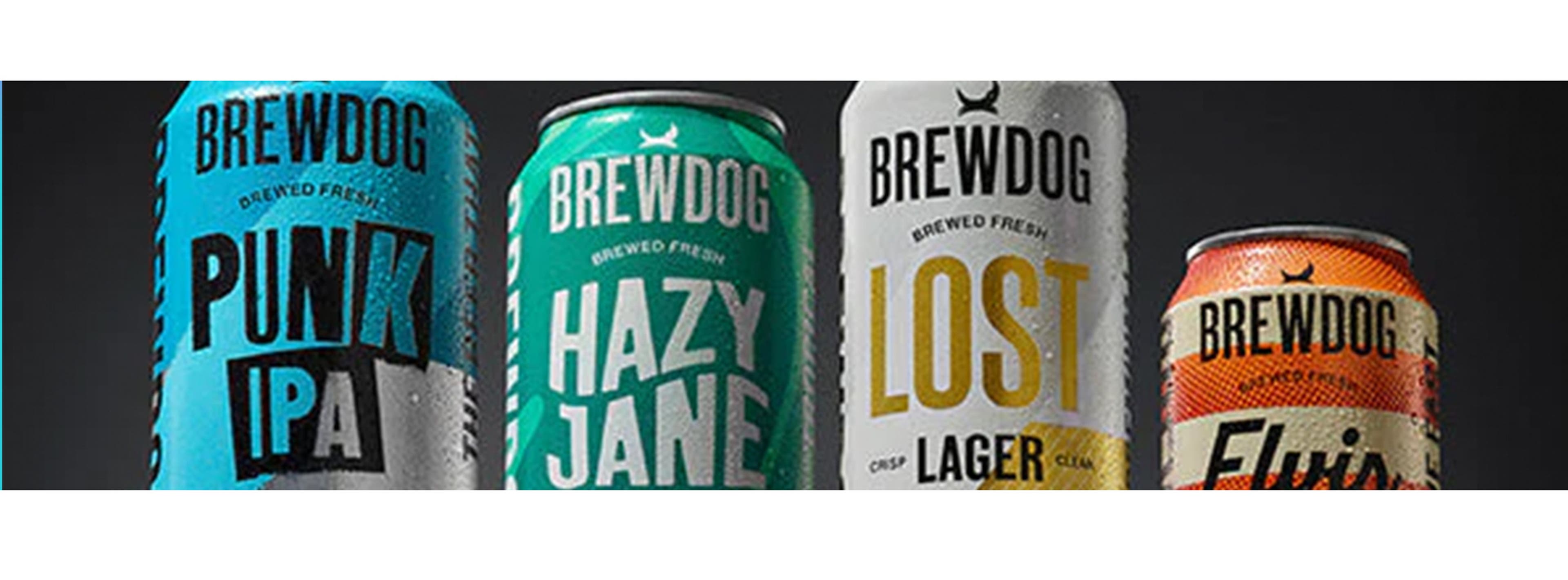 collection of the best selling ipas from brewdog