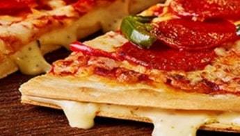 Dominos Double Decadence Pizza