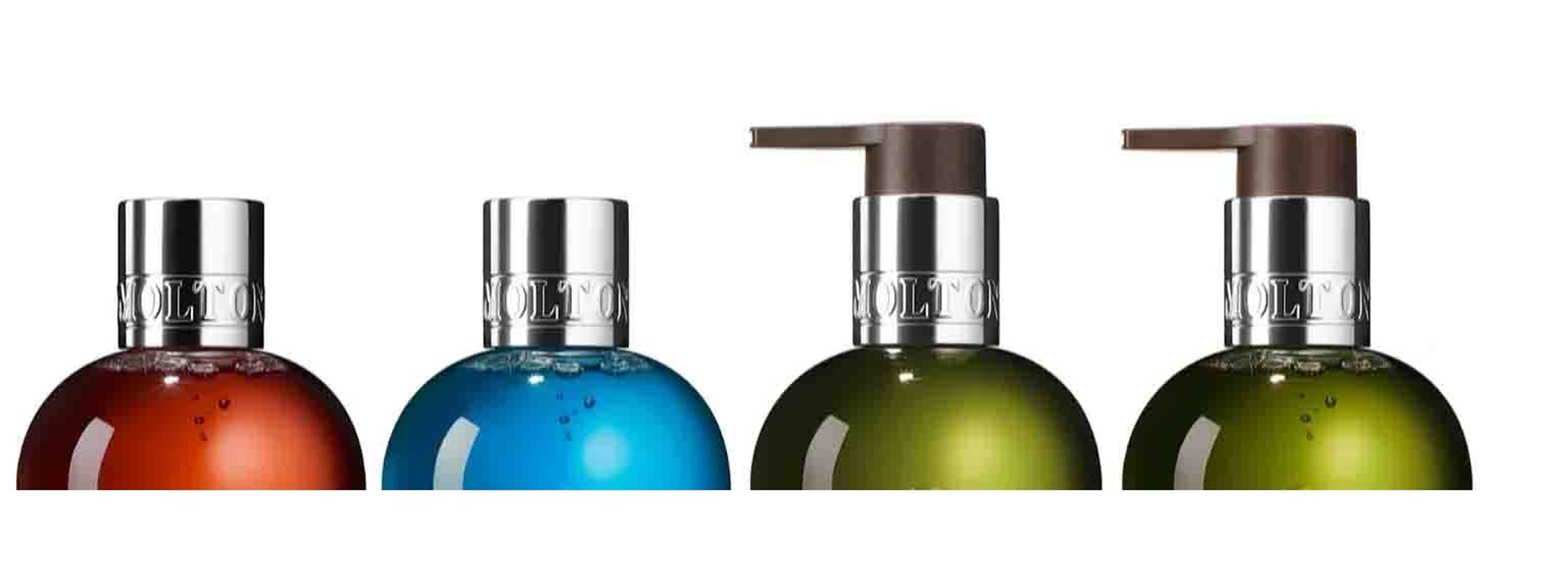 four handsoaps line up
