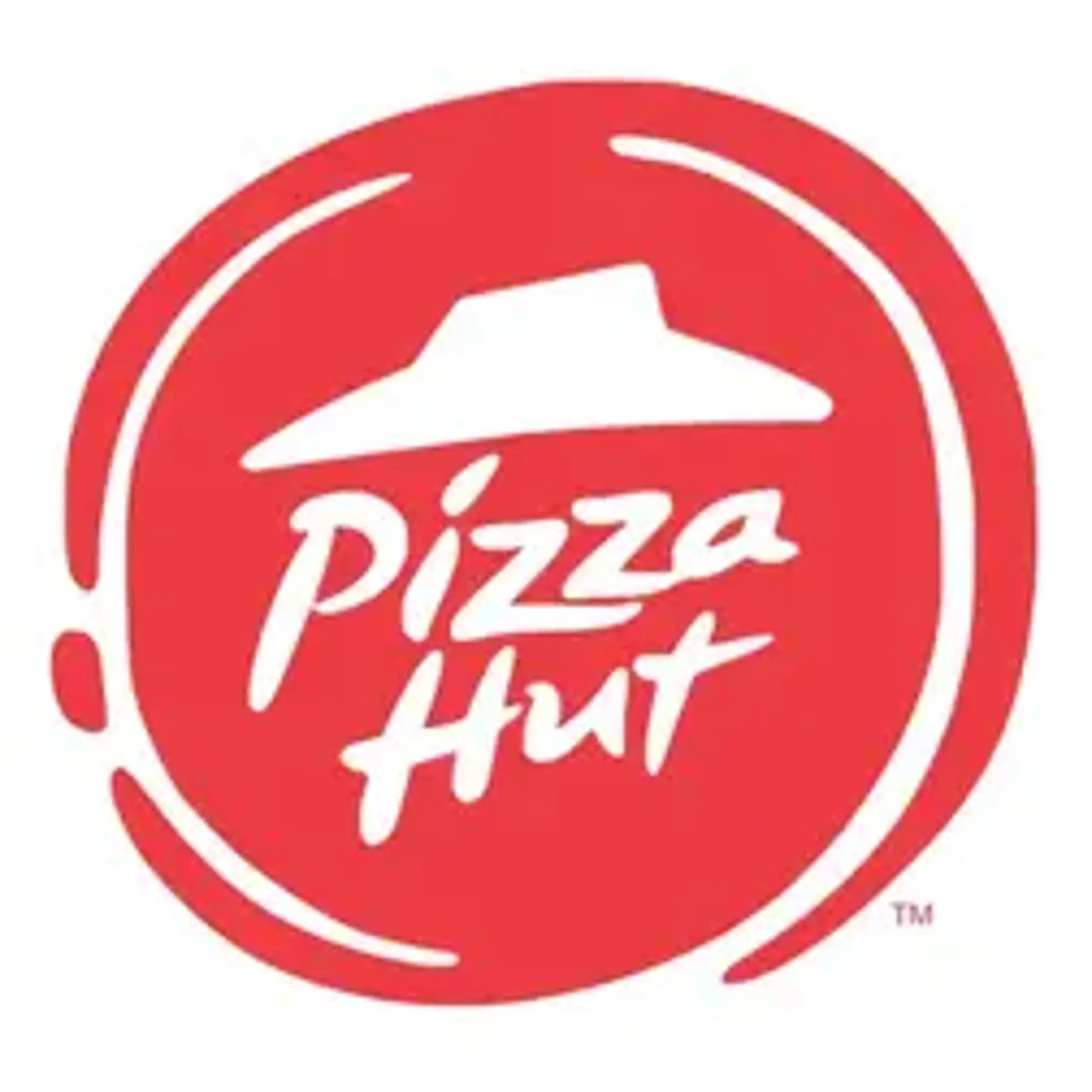 Pizza Hut Logo in red with roof