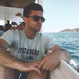  Image of author Jack Cunningham on a boat in Croatia 