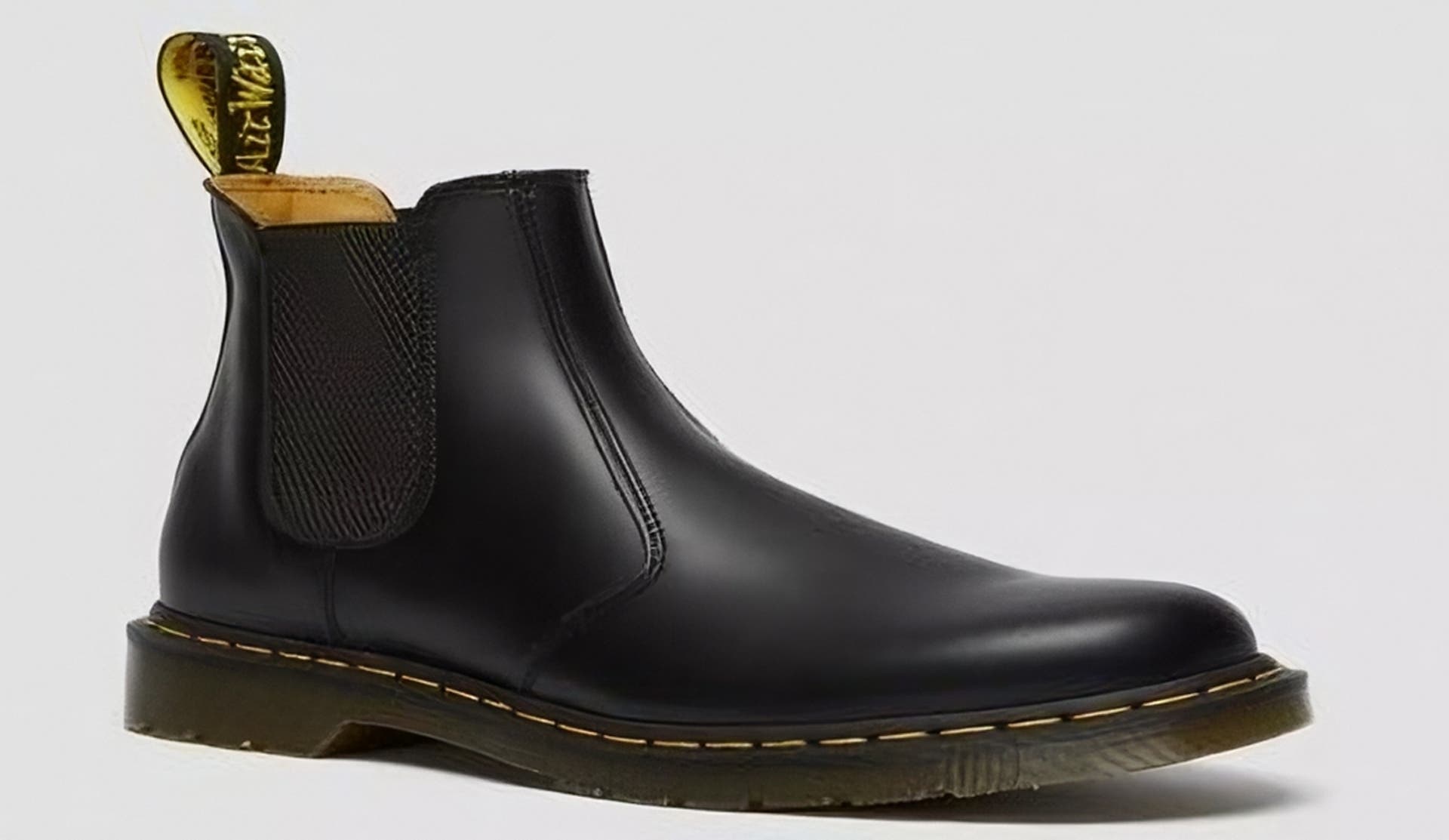  a brown Doctor Martens boot 