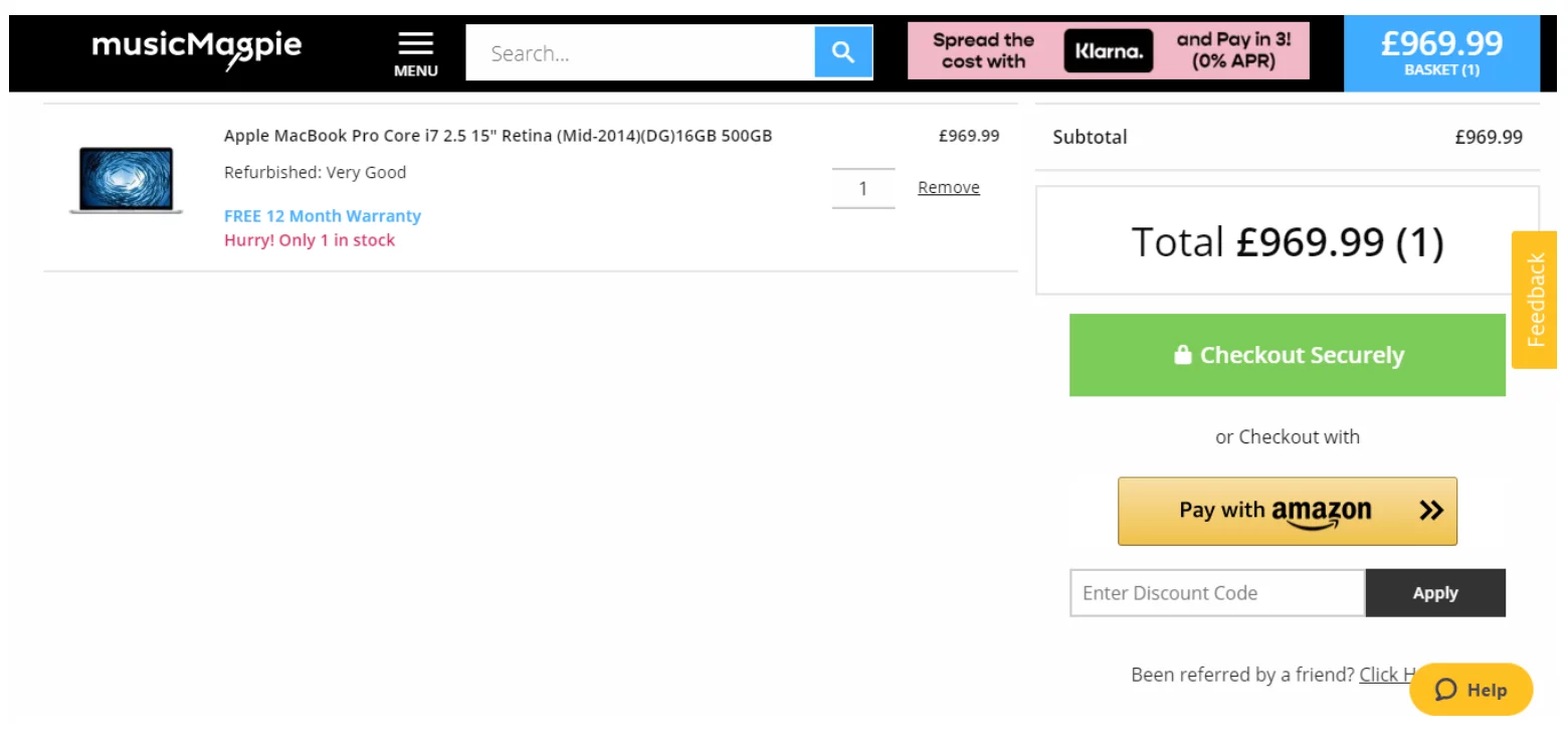 music magpie discount codes