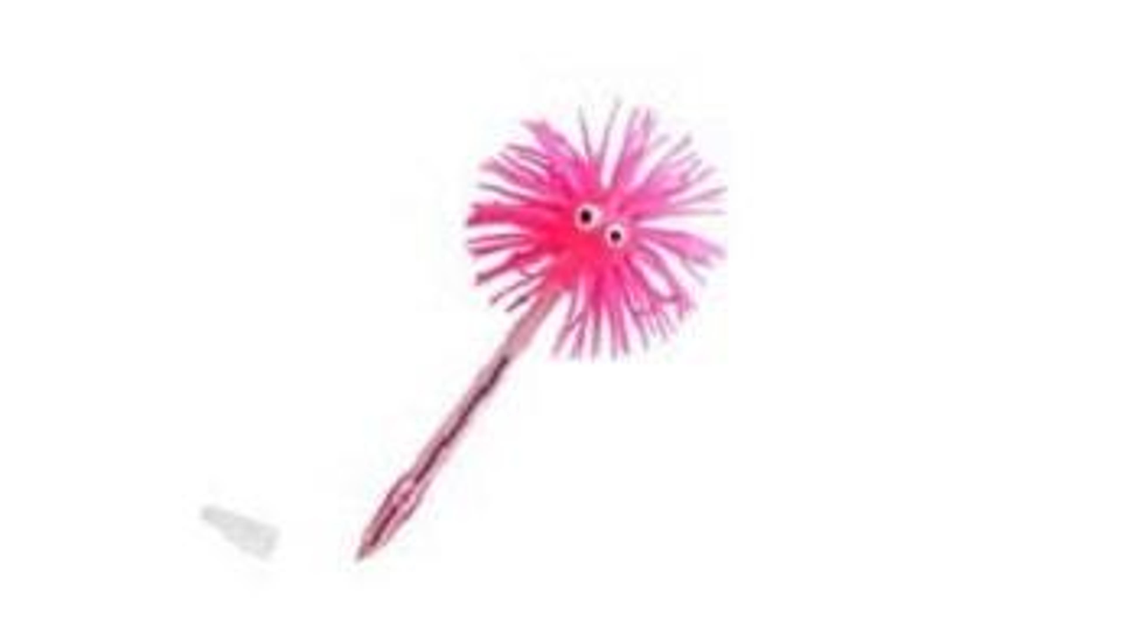  A Pink and Fuzzy Pen from Waterstones 