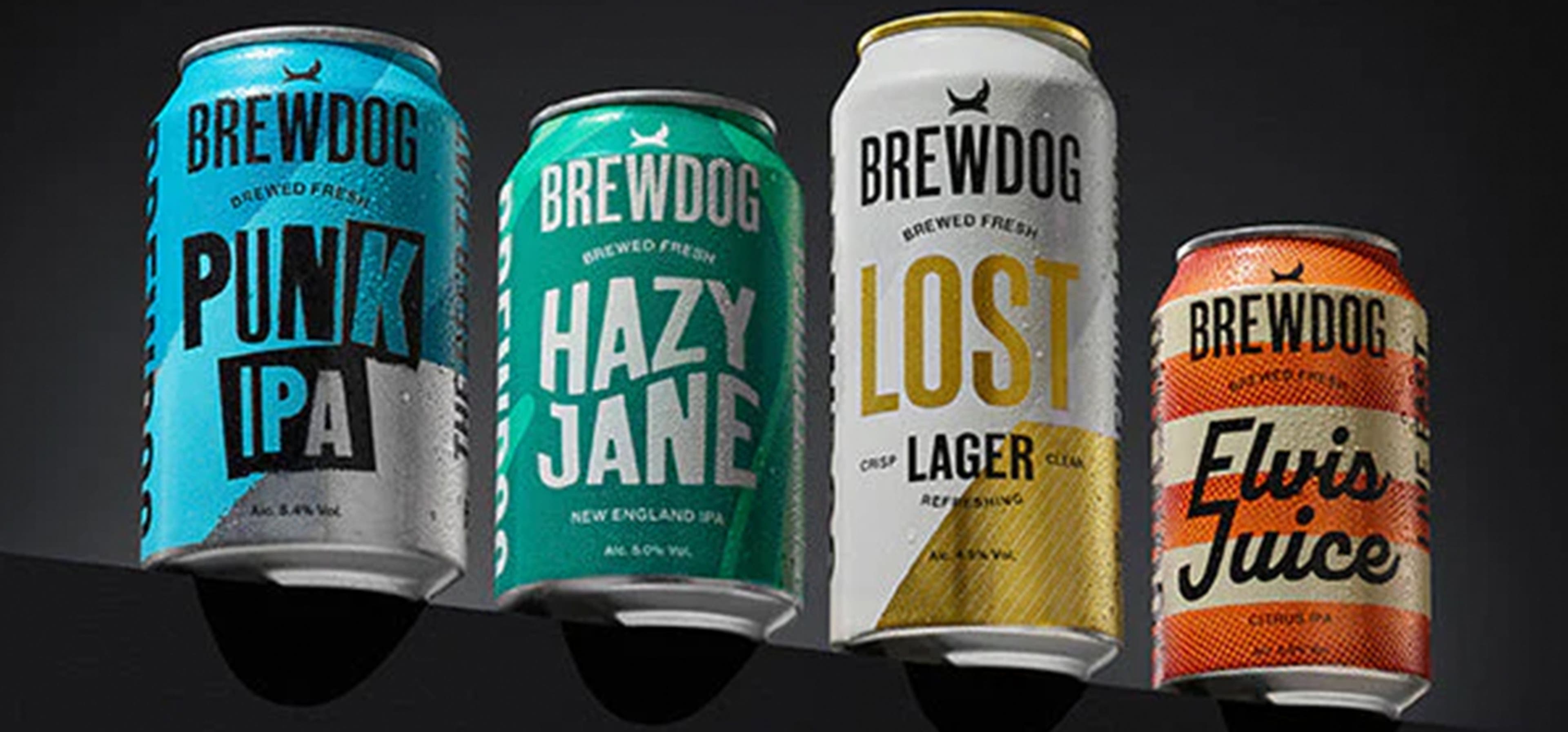 a collection of best selling ipas from brewdog