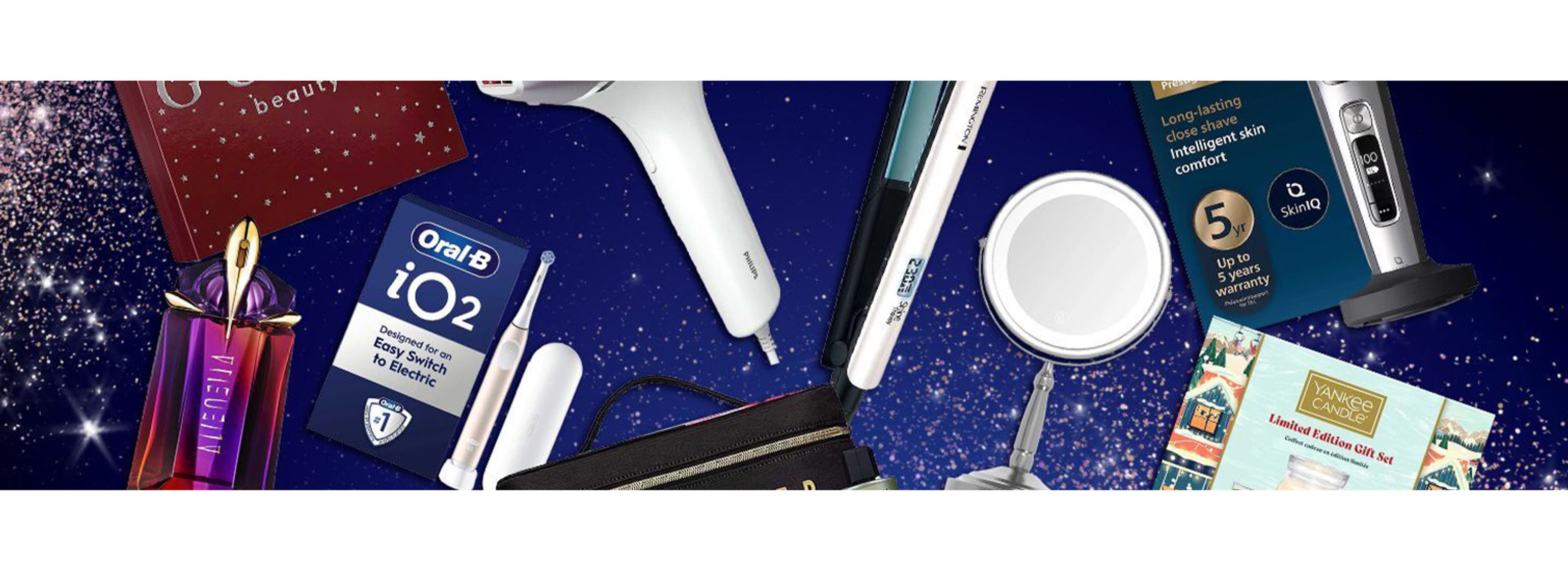 collection of beauty, hair and health products