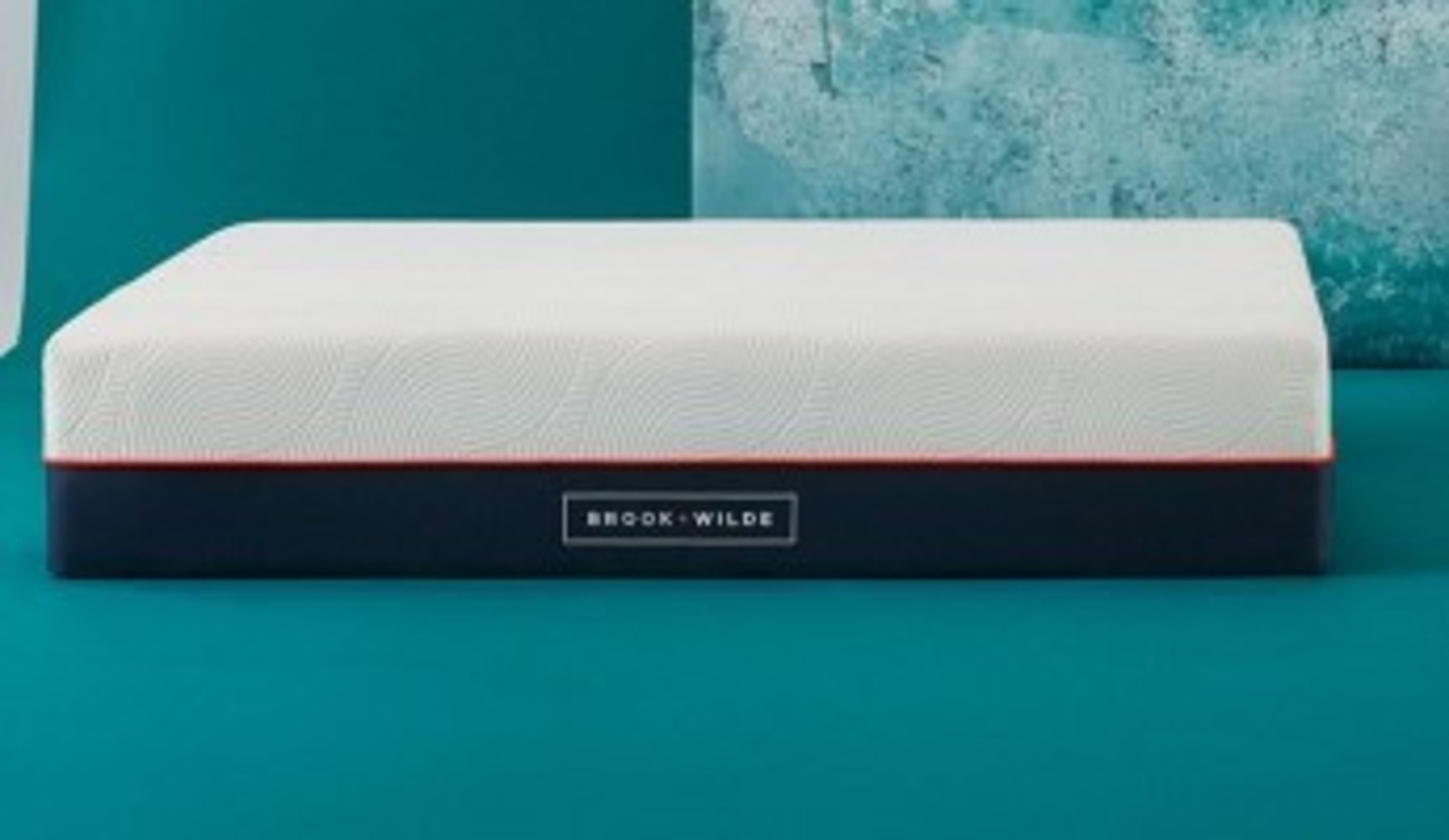  Lux Mattress by Brook and Wilde on blue background 