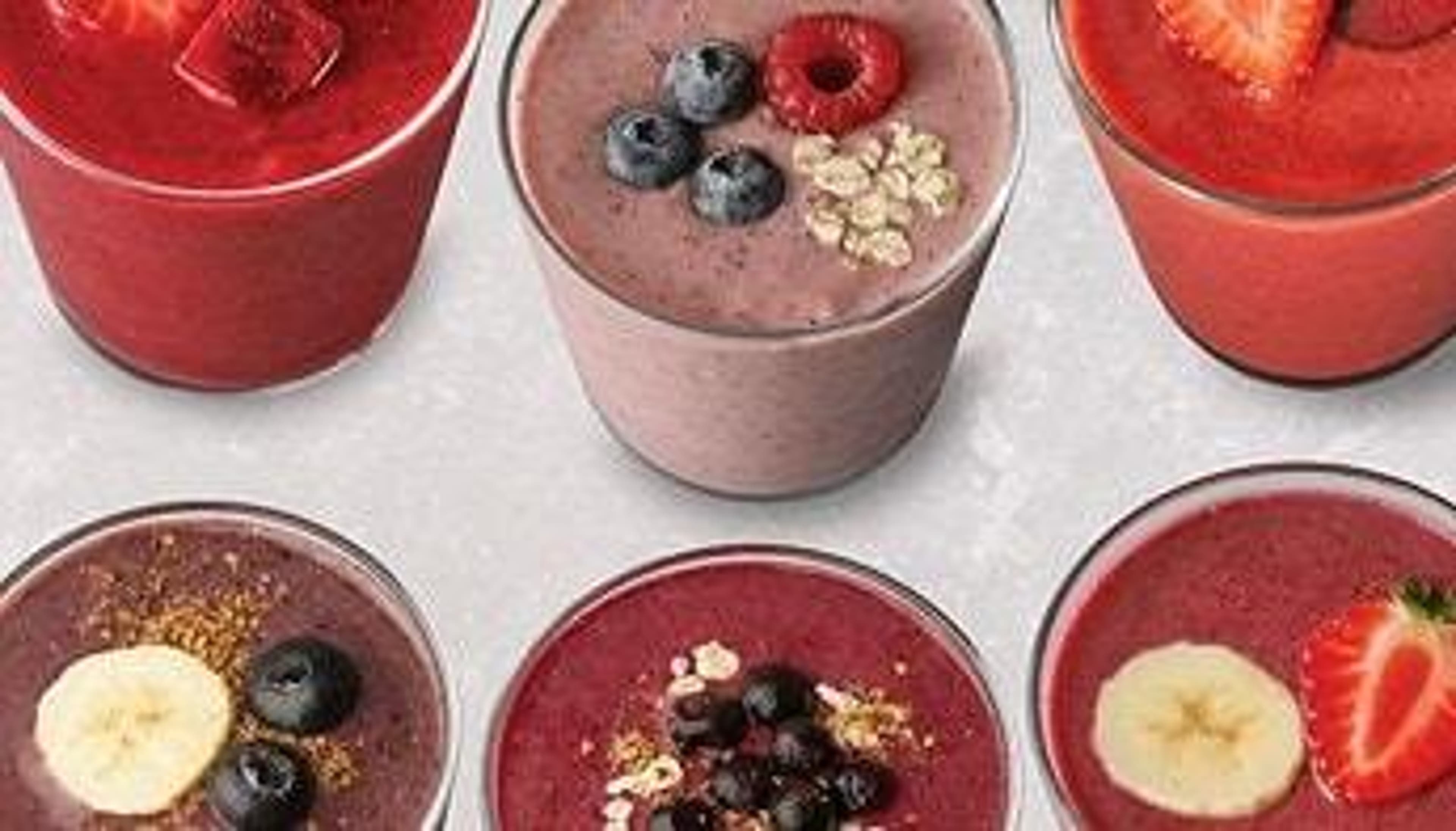  A Selection of Mindful Chef Smoothies 