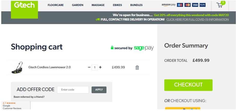 Gtech_Checkout