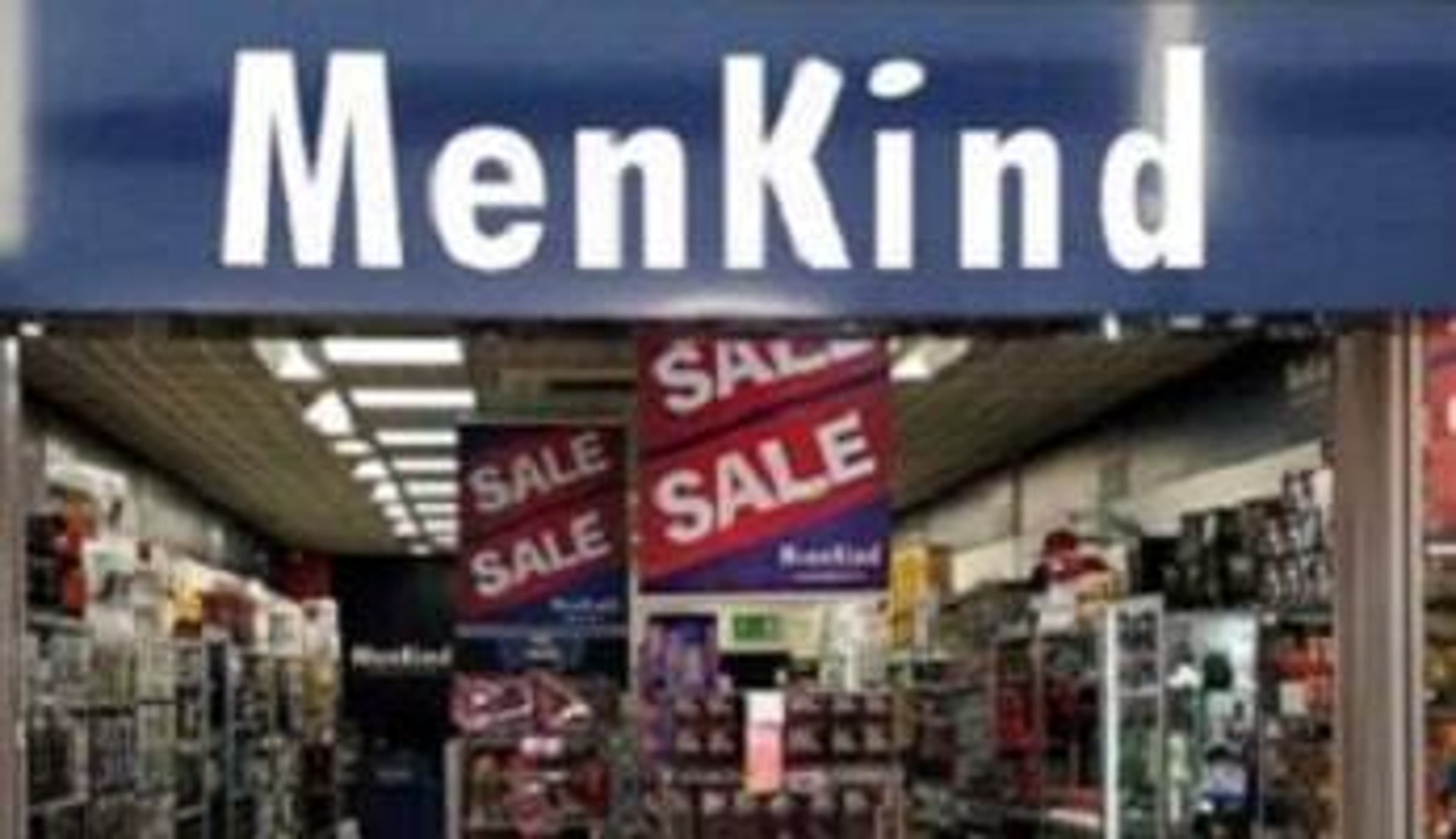  A Menkind store running a sale 