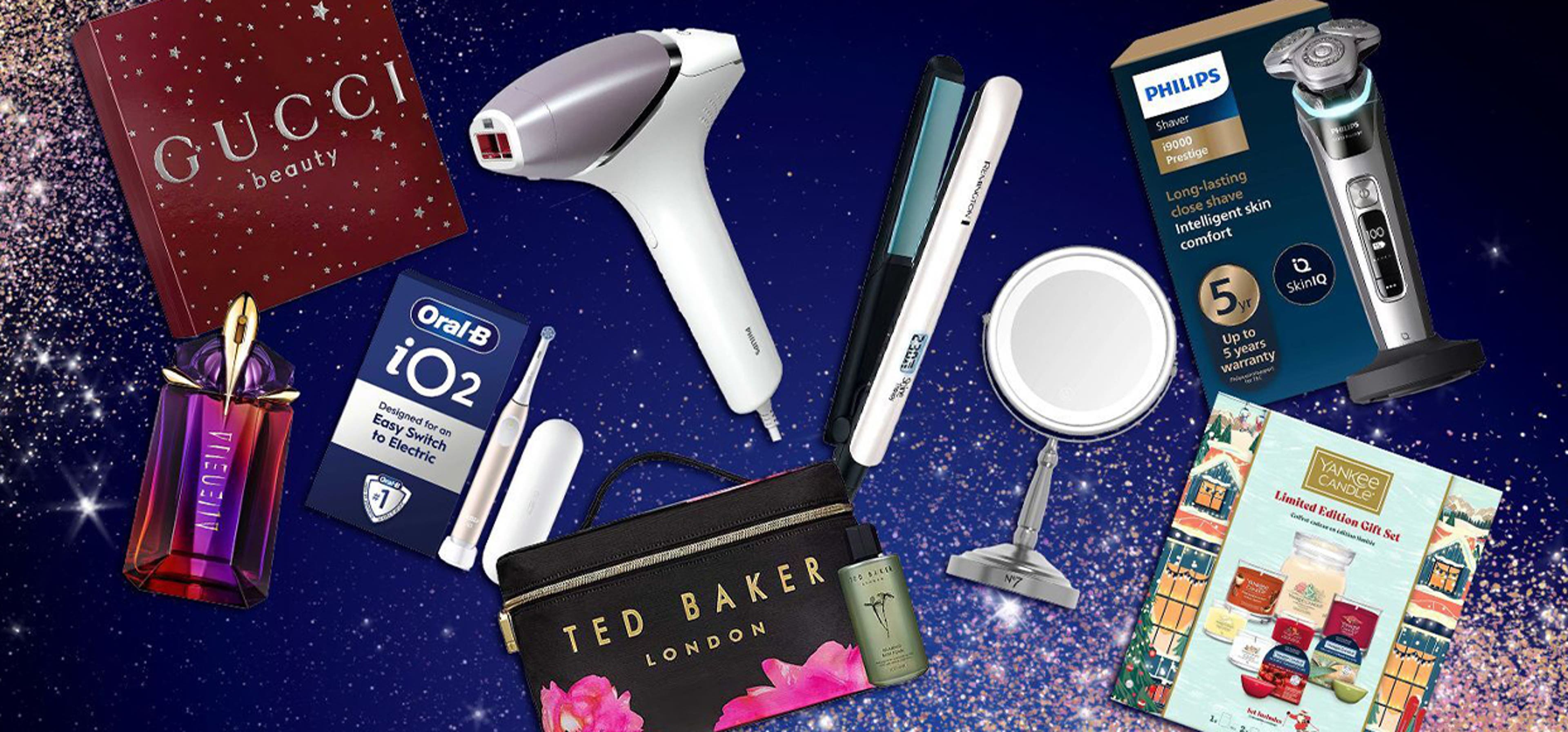 collection of beauty, hair and health products