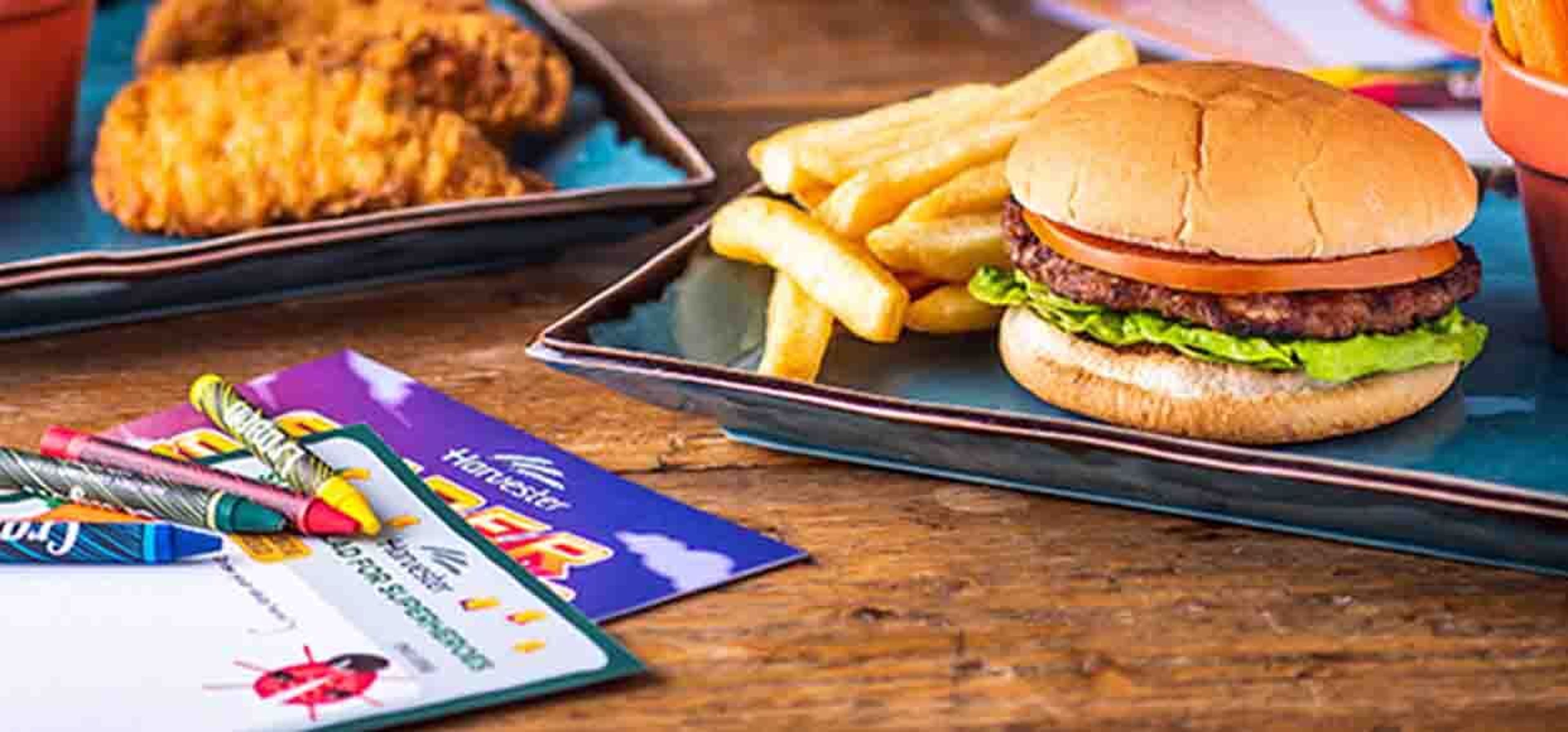Harvester Kids food restaurant