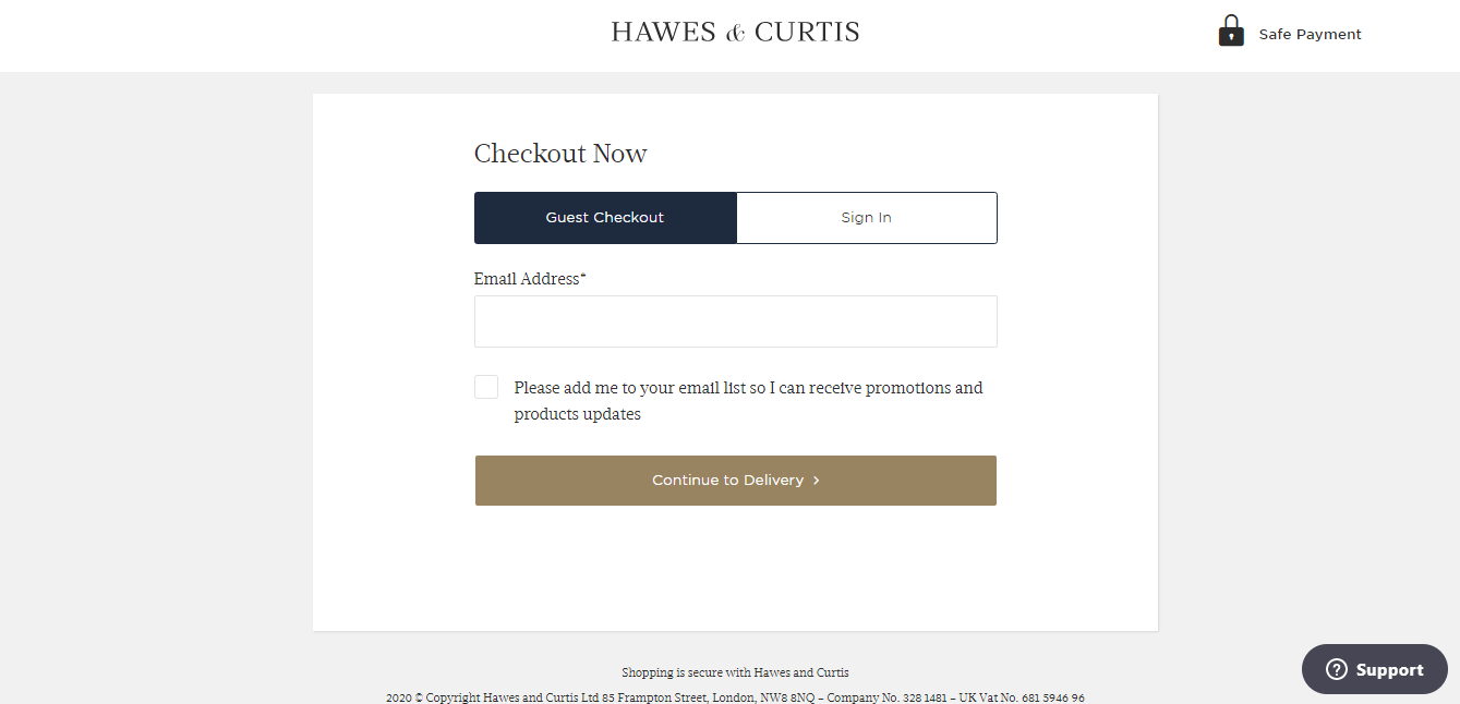 hawes and curtis discount codes