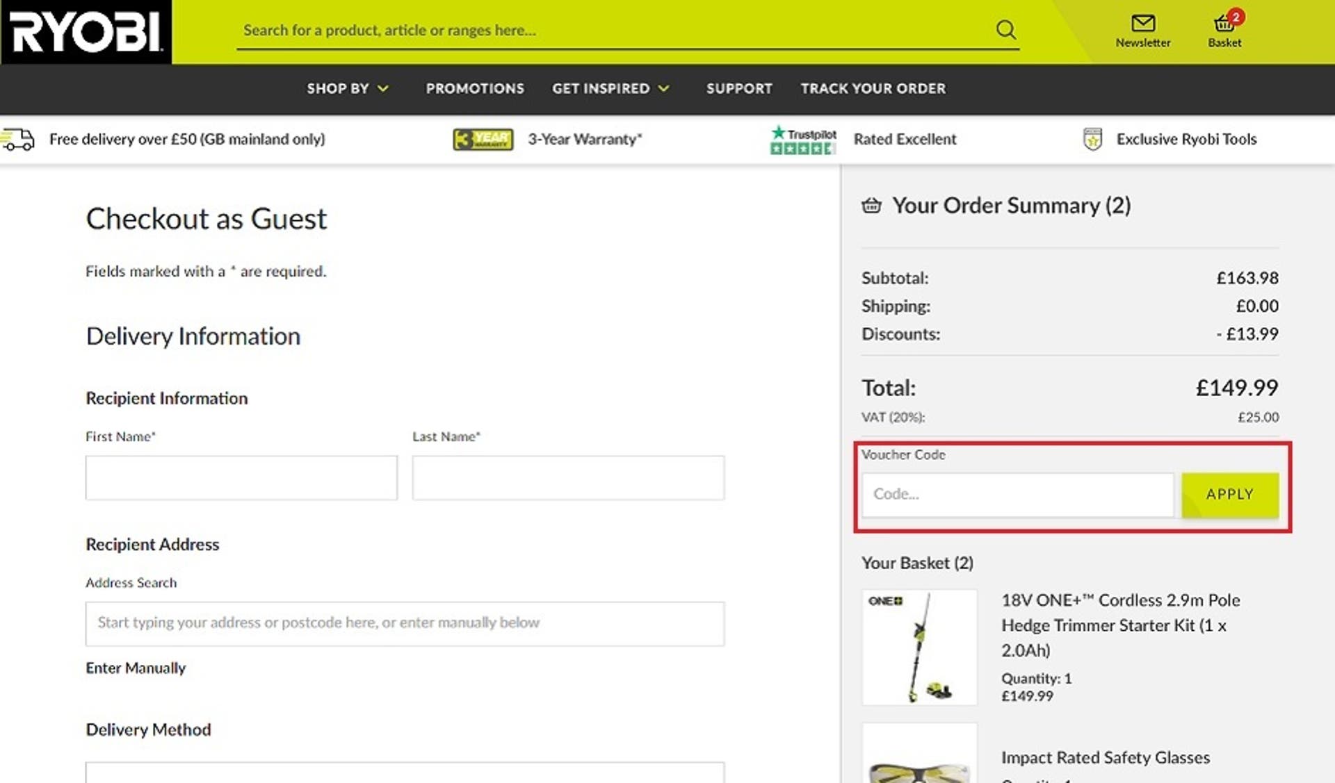 Ryobi Discount Codes ยฃ15 Off in November 2025
