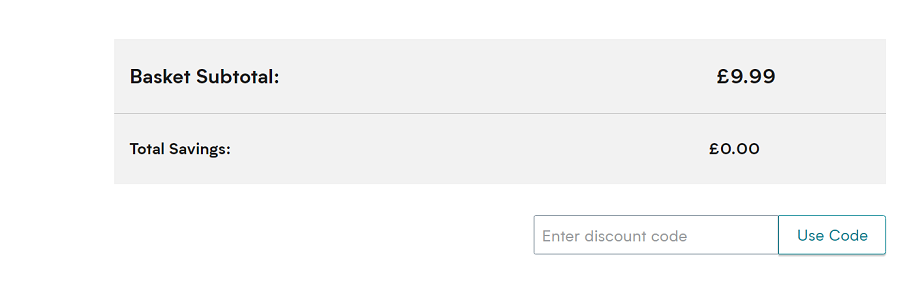 MyProtein Checkout